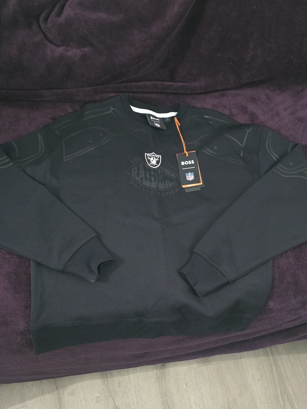 Boss X Nfl Raiders Crewneck Sweater